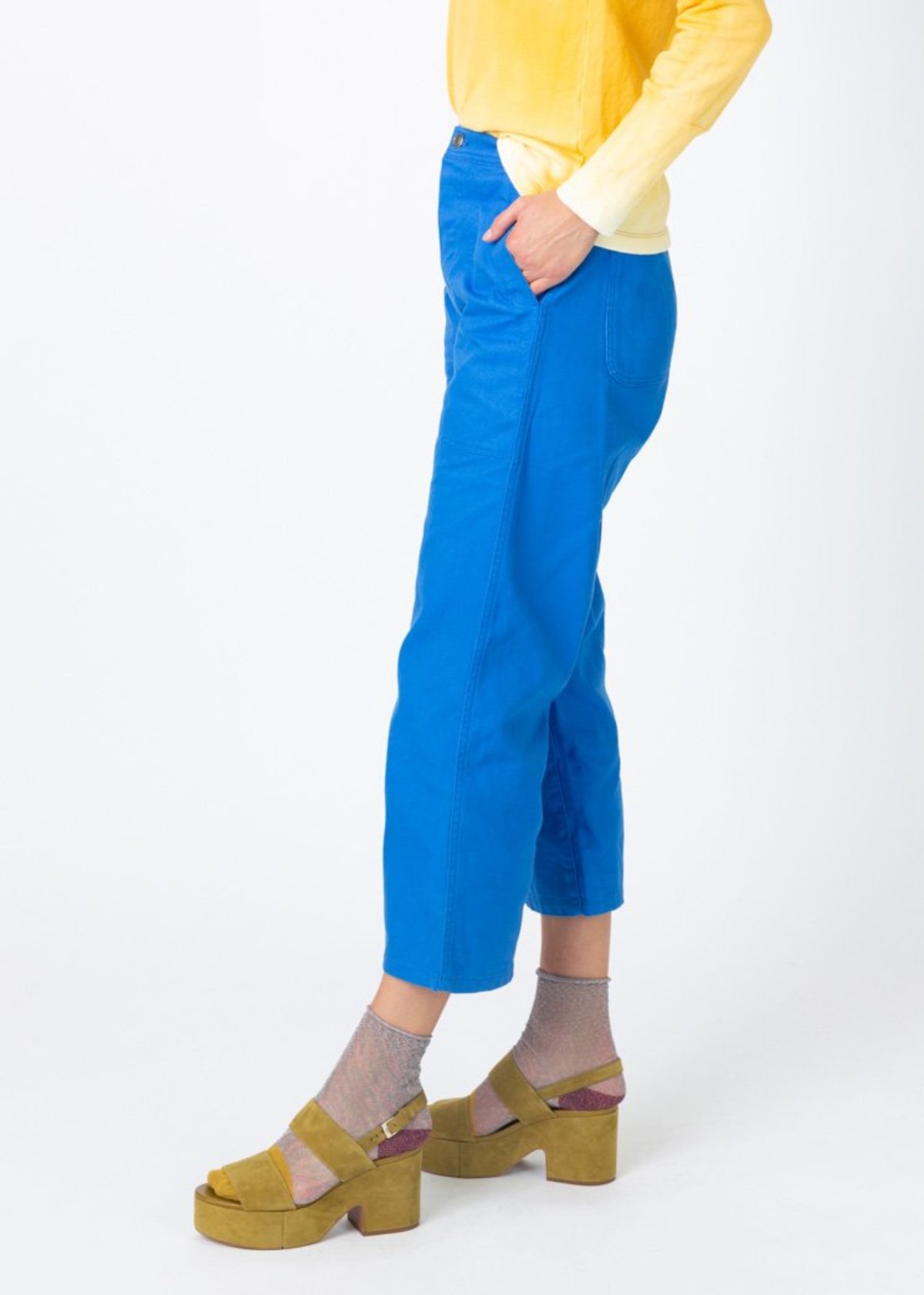Uqnatu Organic Duck Sailor Pant - COBALT - Image 3 of 5