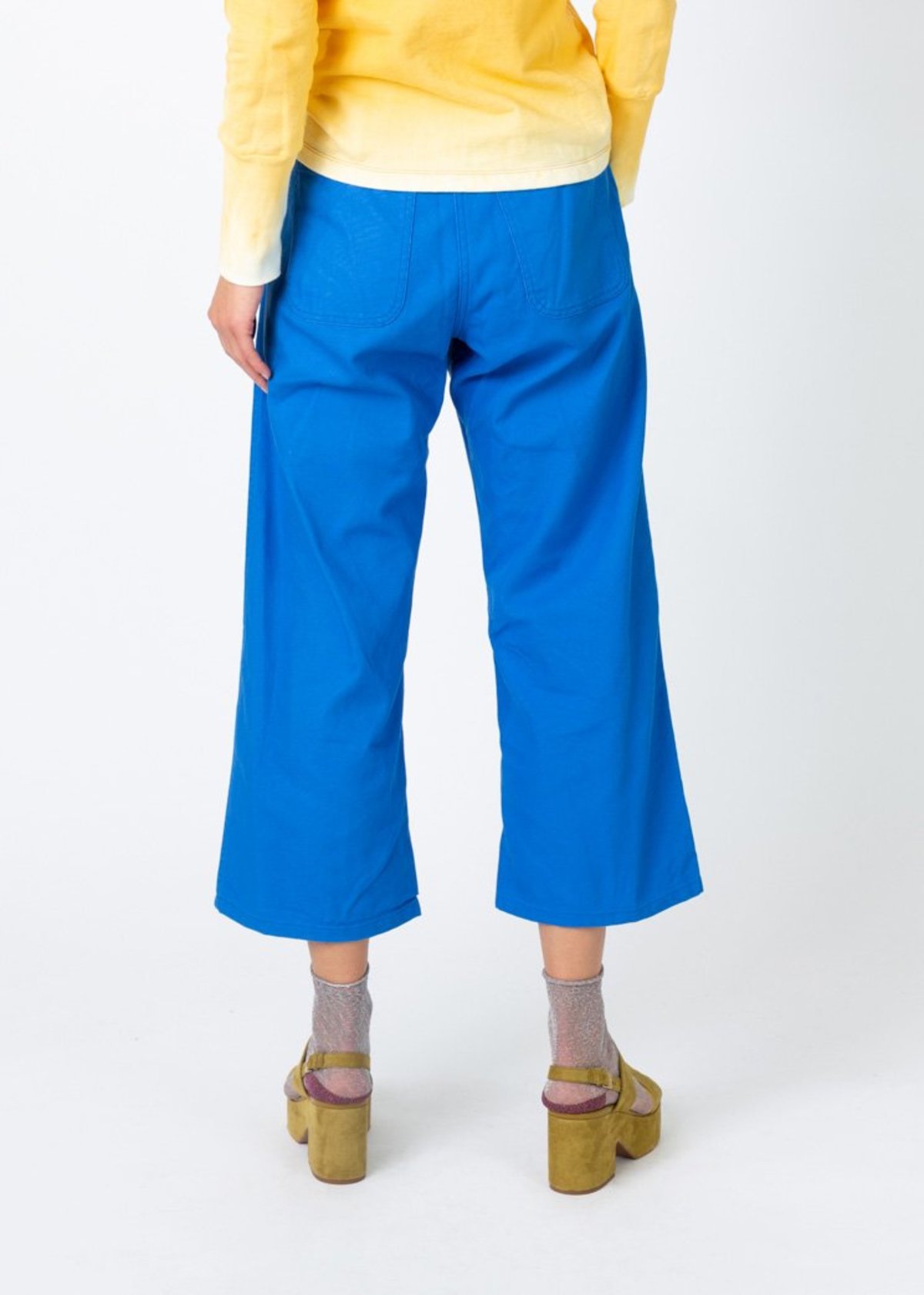 Uqnatu Organic Duck Sailor Pant - COBALT - Image 4 of 5
