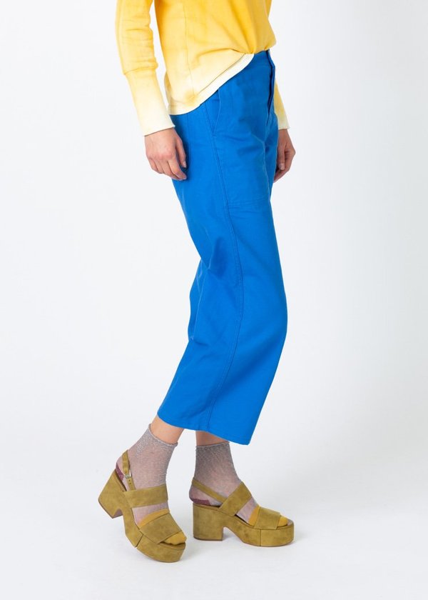 Uqnatu Organic Duck Sailor Pant - COBALT