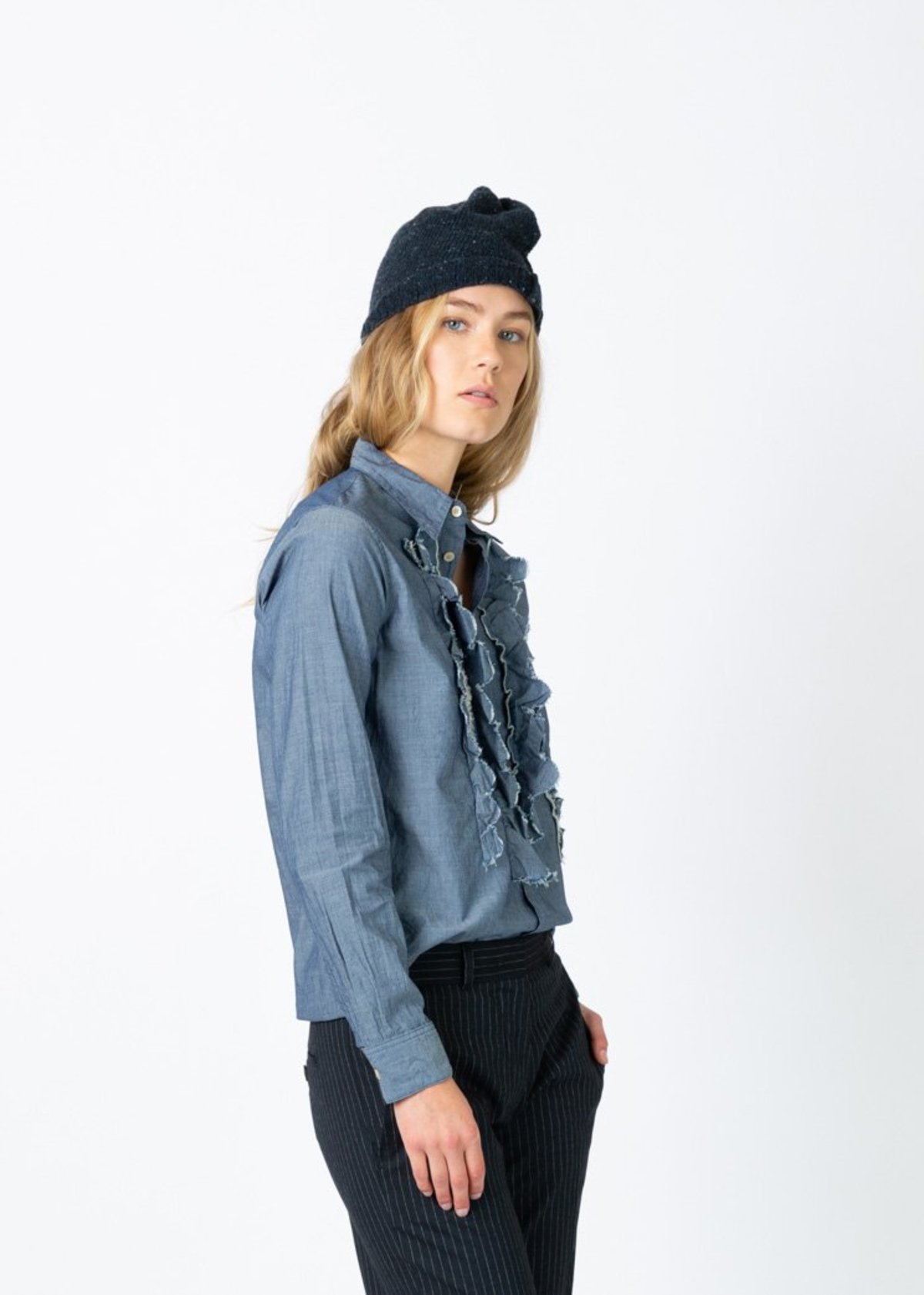 Uqnatu TULIP TUX SHIRT - Chambray - Image 4 of 5