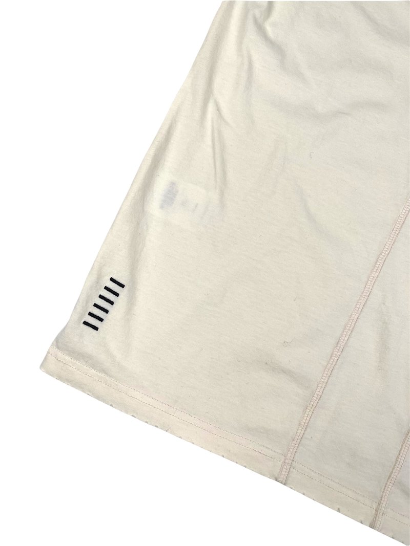 machus WASHED PANELED TEE - IVORY