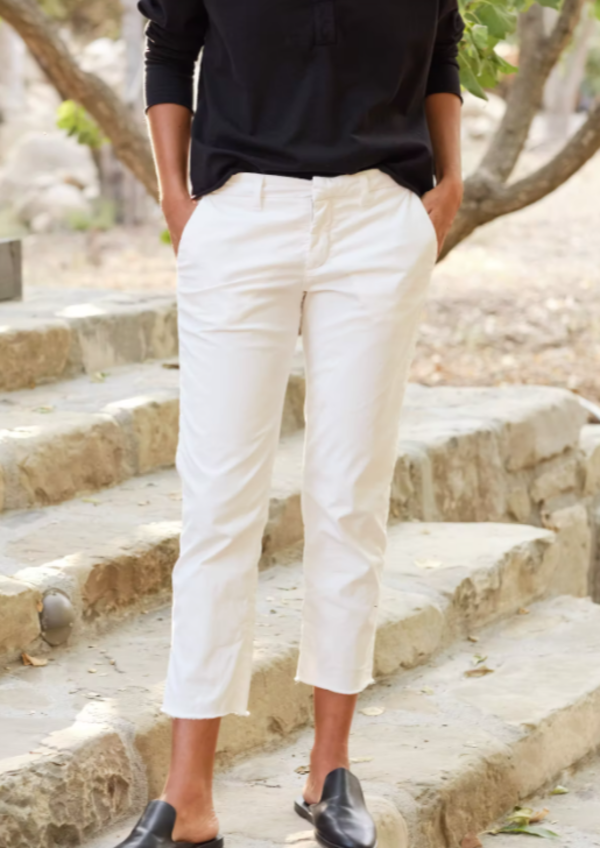 Frank & Eileen Wicklow Italian Chino pants - Chalk | Garmentory display picture 1