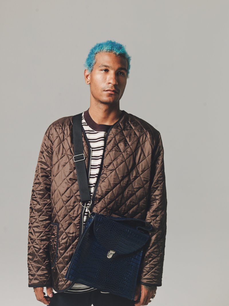 バッグ camiel fortgens croocked bag m Camiel Fortgens Leather Crooked Bag - Silver | Garmentory