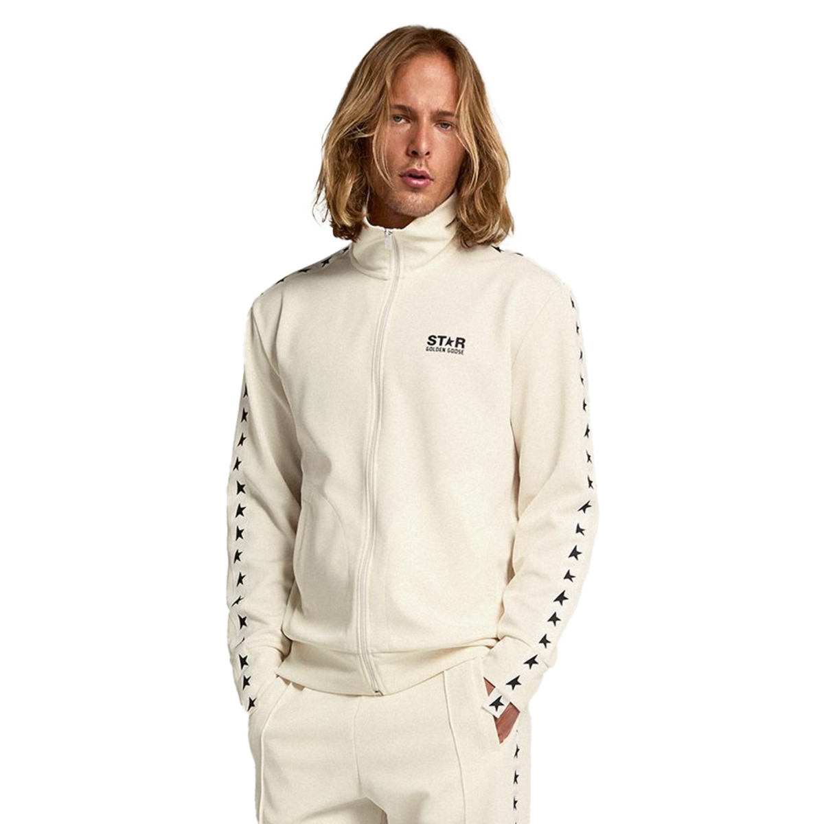 【送料&関税込】Golden  Zipped Track Jacket Golden Goose Denis Star Collection Zipped Track Jacket