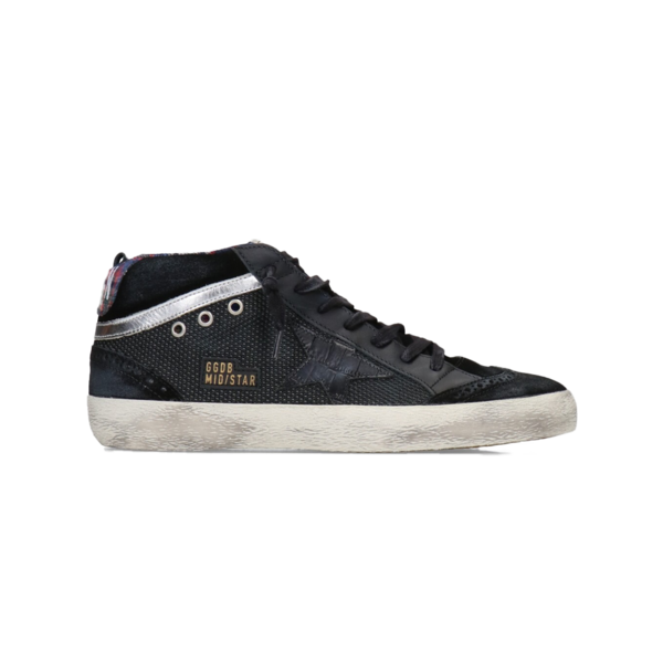 Golden Goose Mid Star Spur Men GMF00123.F002067.90283 SNEAKERS - Cocco Print/BLACK Golden Goose Mid Star Spur Men GMF00123.F002067.90283 SNEAKERS - Cocco Print/BLACK