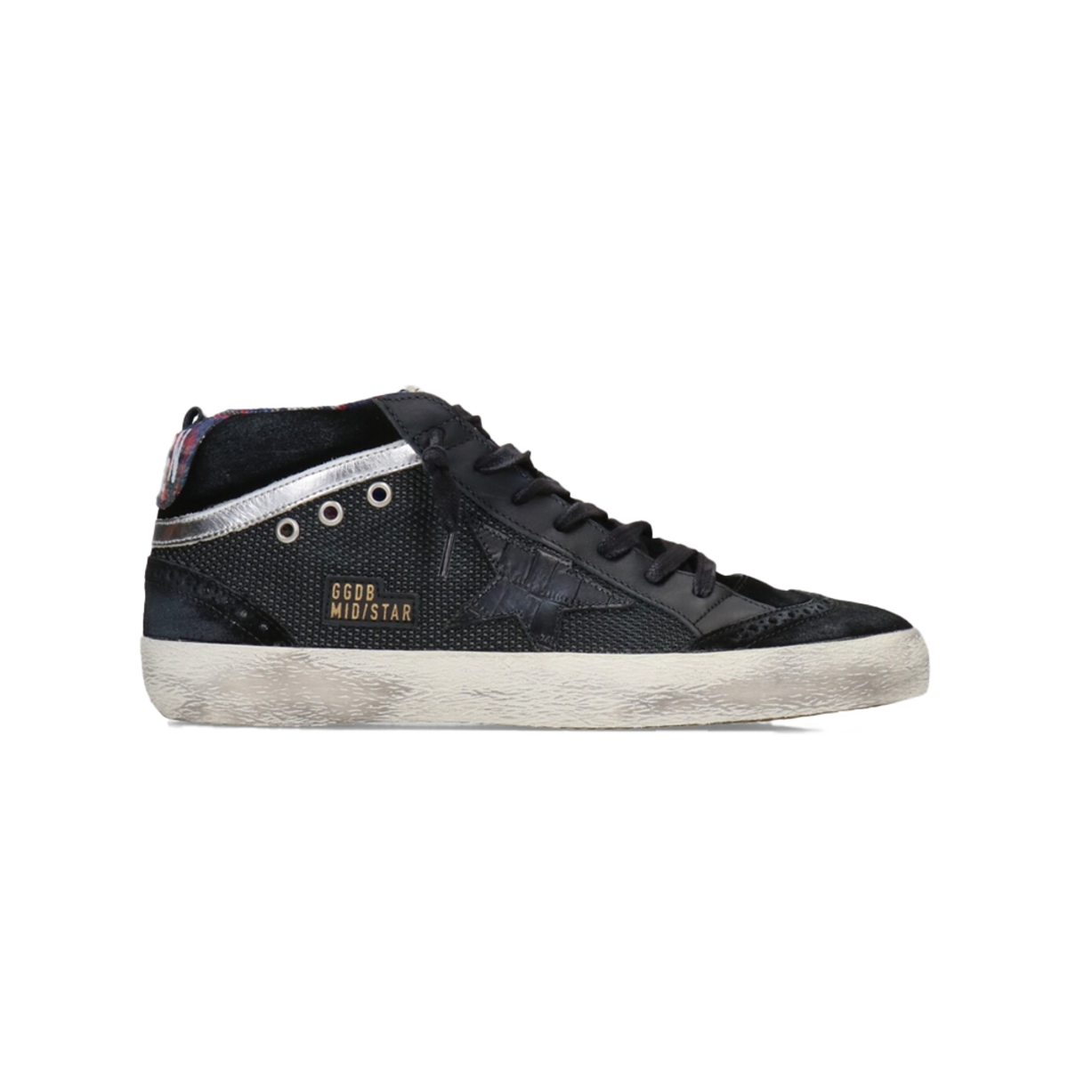 Golden Goose Mid Star Spur Men GMF00123.F002067.90283 SNEAKERS - Cocco Print/BLACK - Image 1 of 3