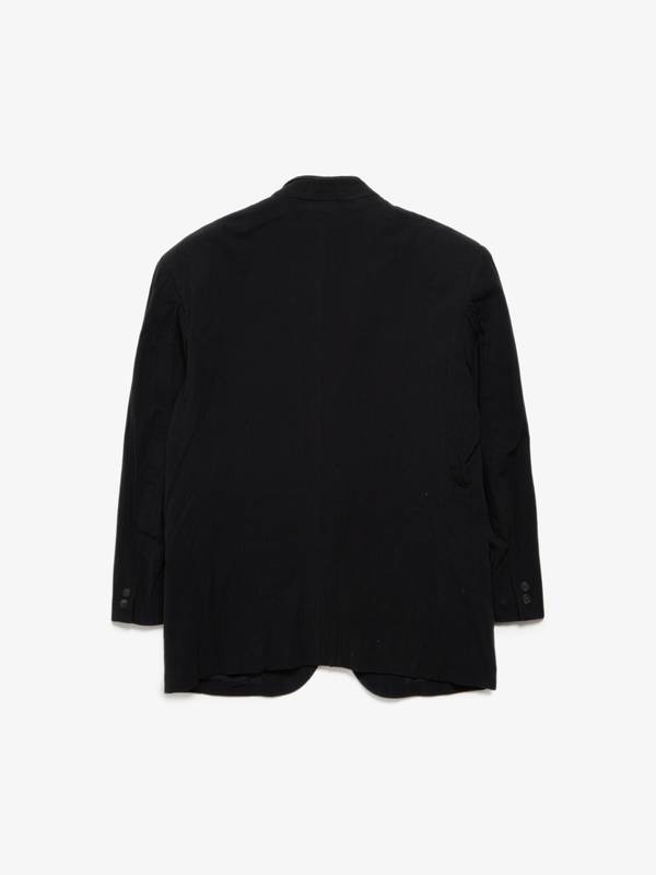 PRE-LOVED Issey Miyake M Mandarin Collar Cotton Blazer Jacket