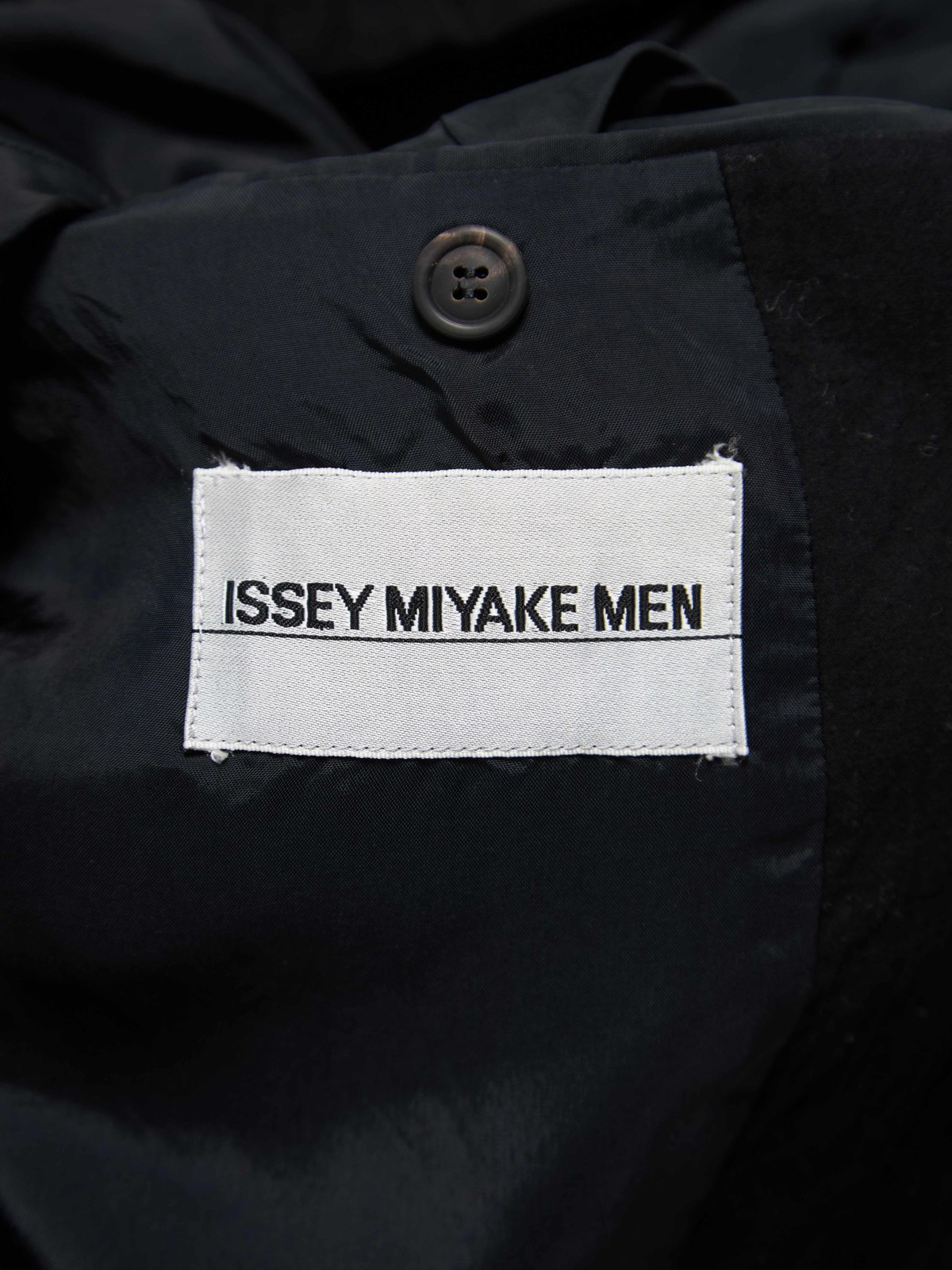 PRE-LOVED Issey Miyake M Mandarin Collar Cotton Blazer Jacket 