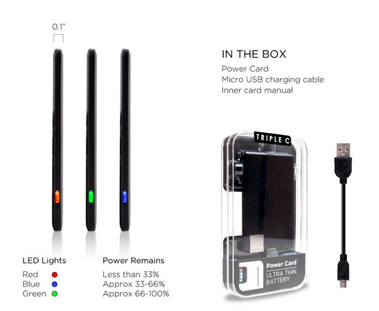 Triple C : Power Card Charger Triple C : Power Card Charger