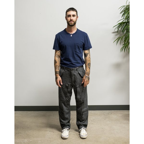 Engineere Garments Aircrew Pant - Grey Poly Wool