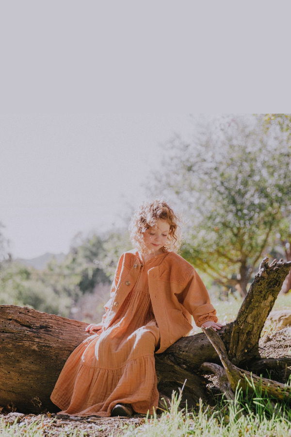 Kids nico nico Athena Maxi Dress - Thunder