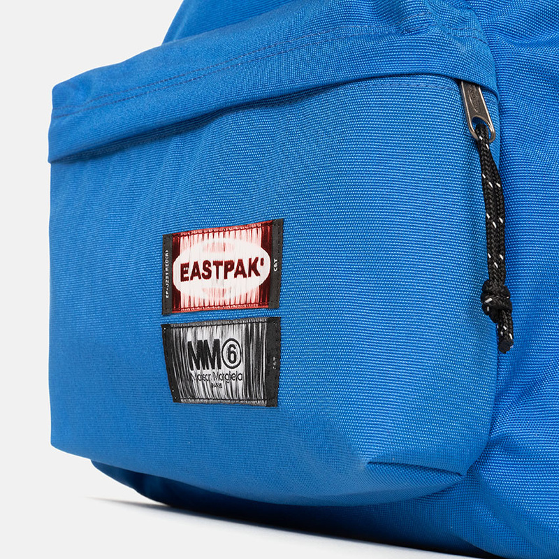 MM6 X Eastpak Reversible Backpack -Blue and White | Garmentory