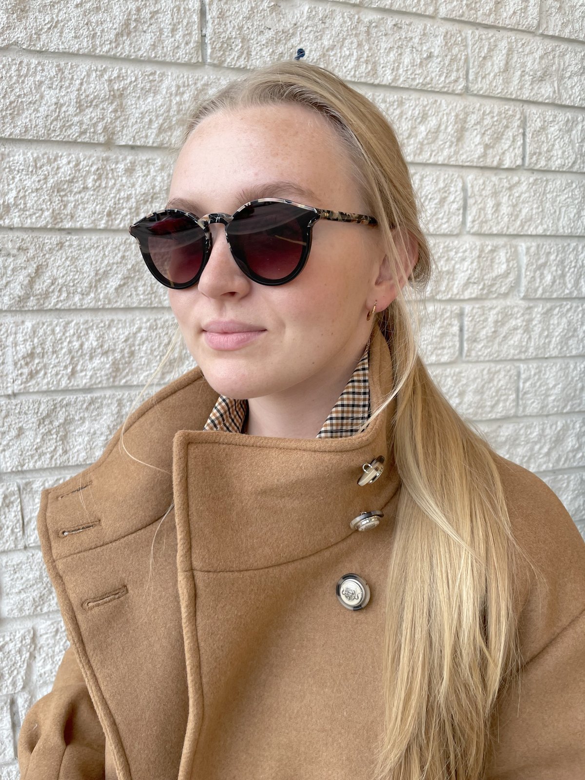 Krewe COLLINS NYLON FRAMES - CREMA BLACK | Garmentory
