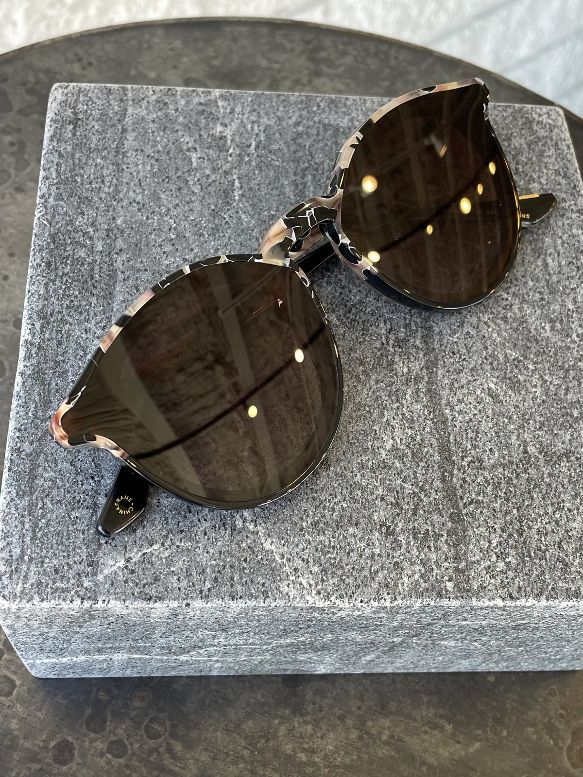 Krewe COLLINS NYLON FRAMES - CREMA BLACK | Garmentory