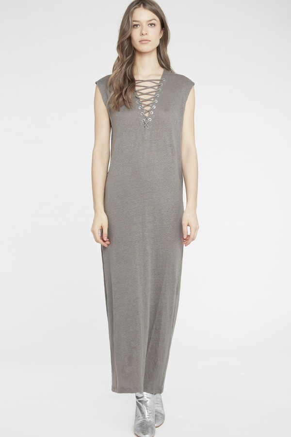 IRO DAISY DRESS - GREY | Garmentory