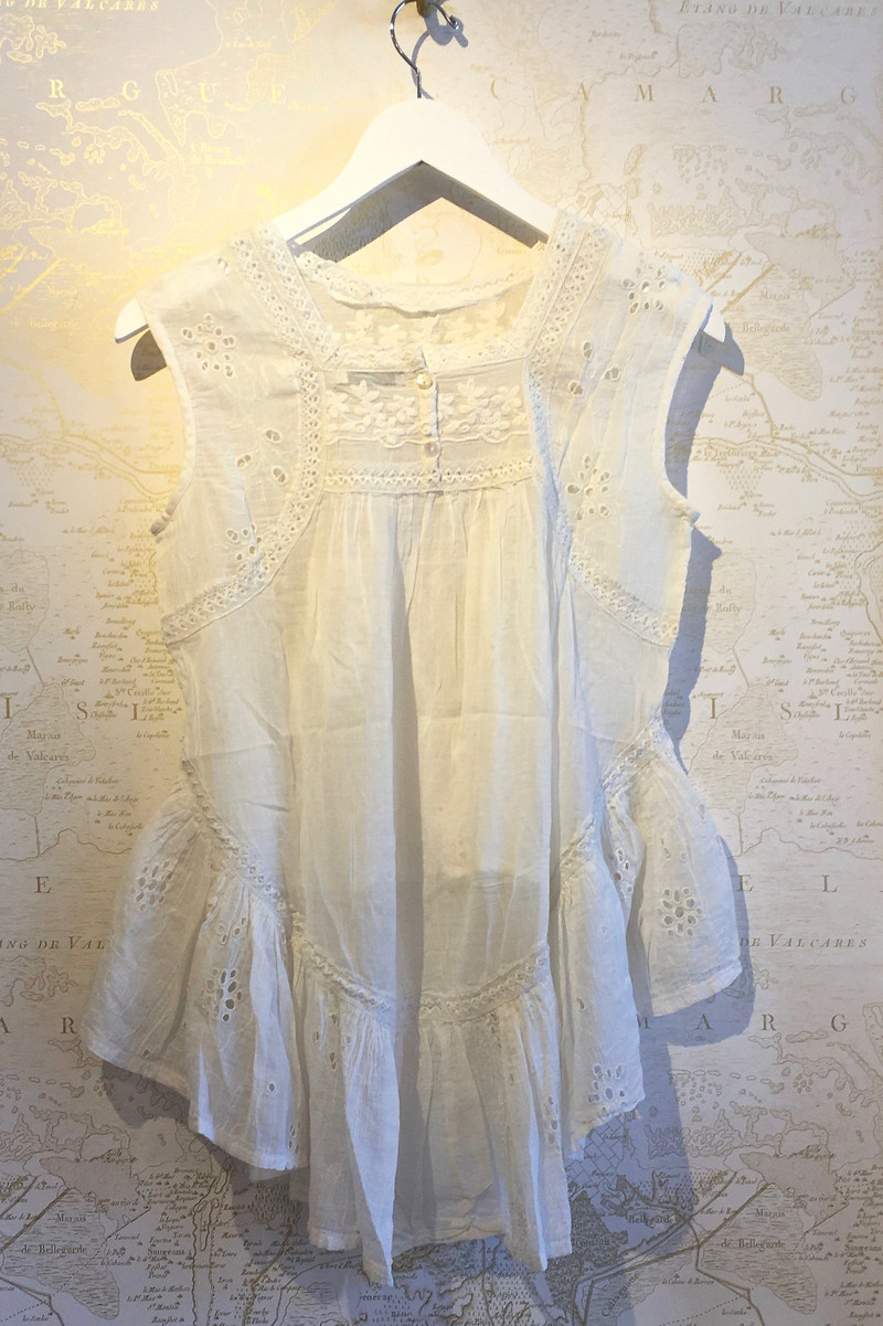 Mes Demoiselles 'Valet' Asymmetrical Lace Ruffle Top