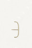 Kathleen Whitaker Medium Stitch Earring - Gold - Thumbnail 2
