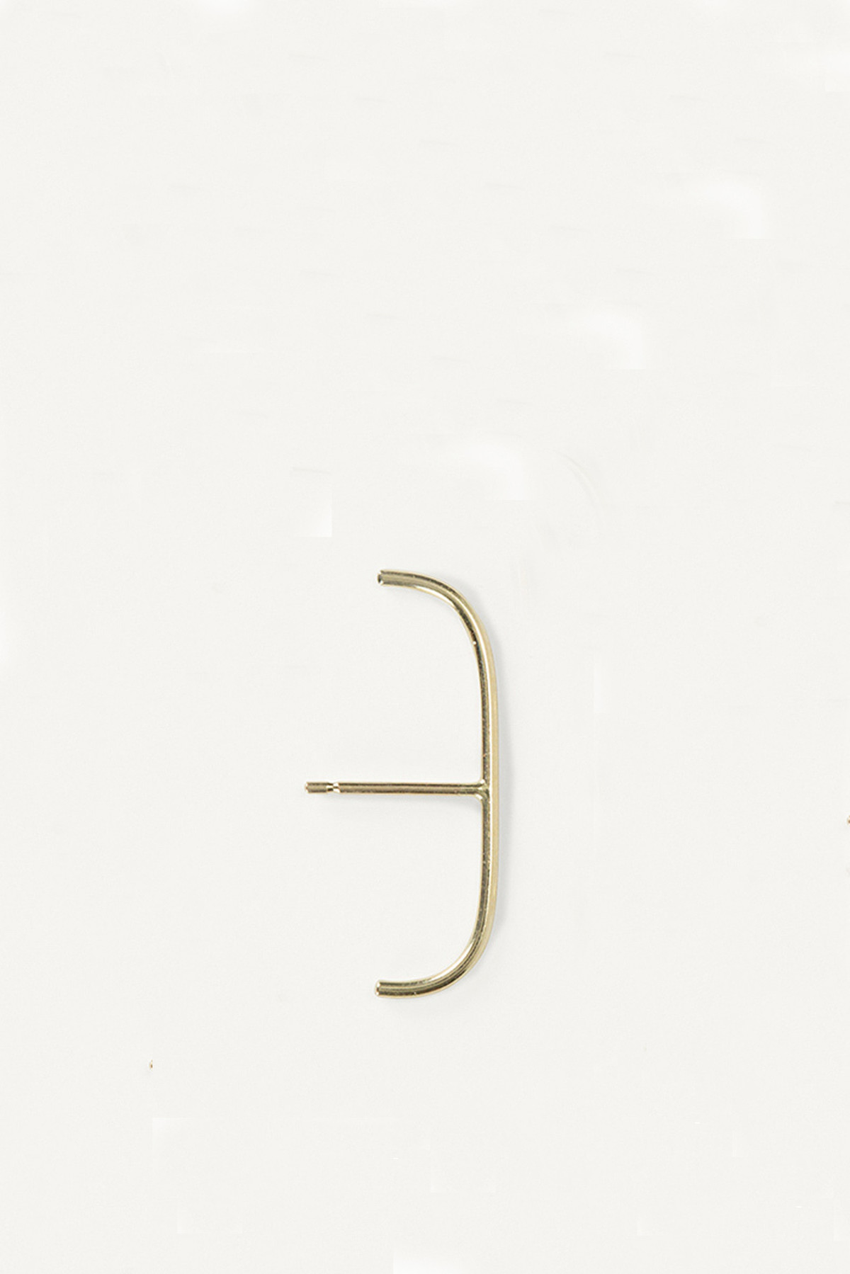 Kathleen Whitaker Medium Stitch Earring - Gold - Image 2 of 2