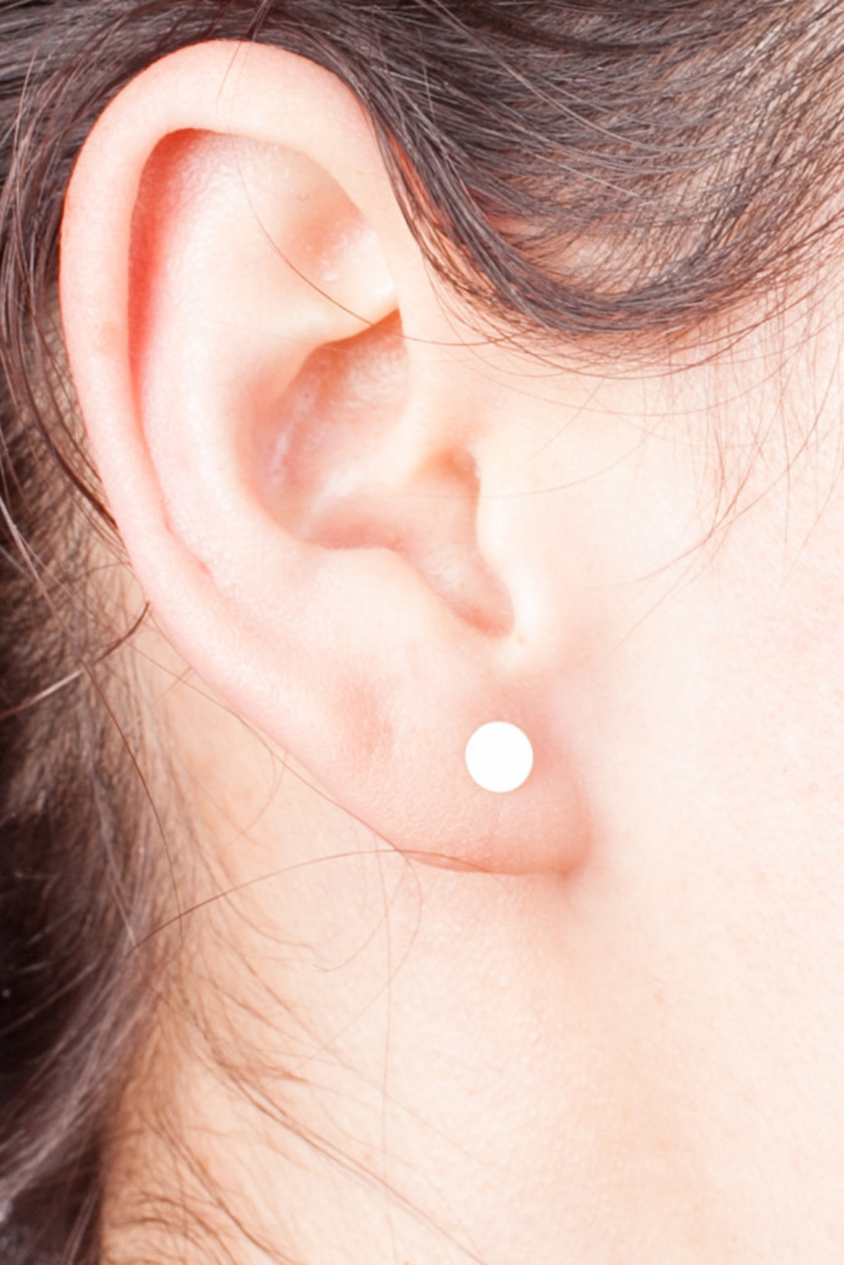 Kathleen Whitaker 14K Gold Sequin Stud - 4mm - Image 2 of 2