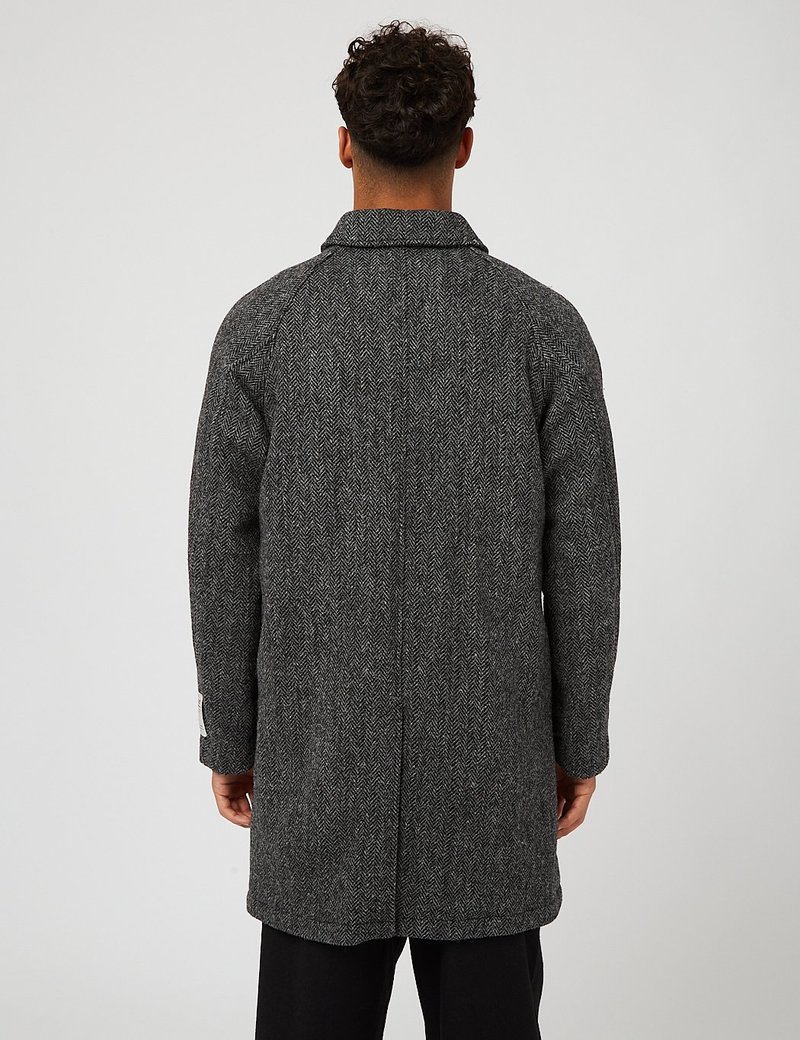 ジャケット・アウター BEAMS PLUS Bal Collar Coat Harris Tweed Beams Plus Bal Collar Coat Harris Tweed Patchwork