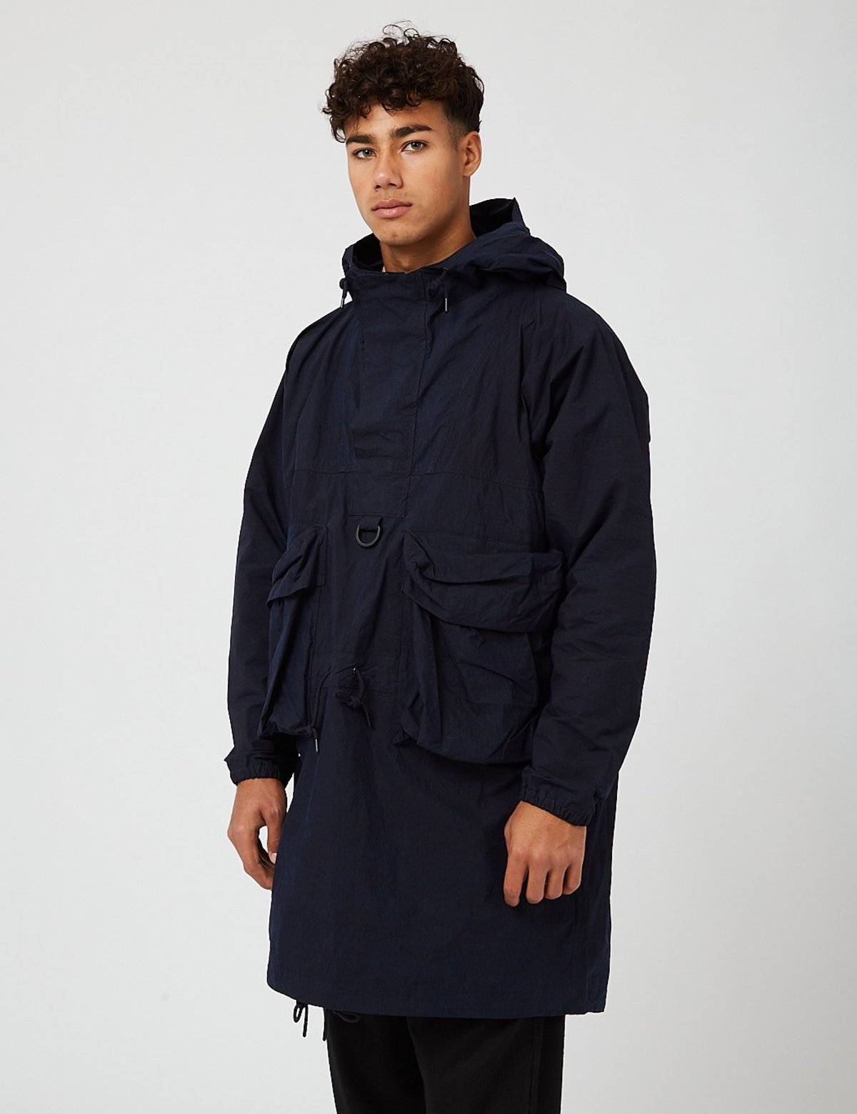  peak Indigo C/N モッズコート　ネイビー ＸＬ Snow Peak Indigo C/N Anorak Jacket - Indigo Blue | Garmentory