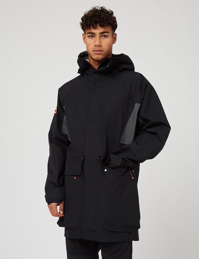 Berghaus Agorax Long Gore-Tex Shell Jacket - Black/Black | Garmentory
