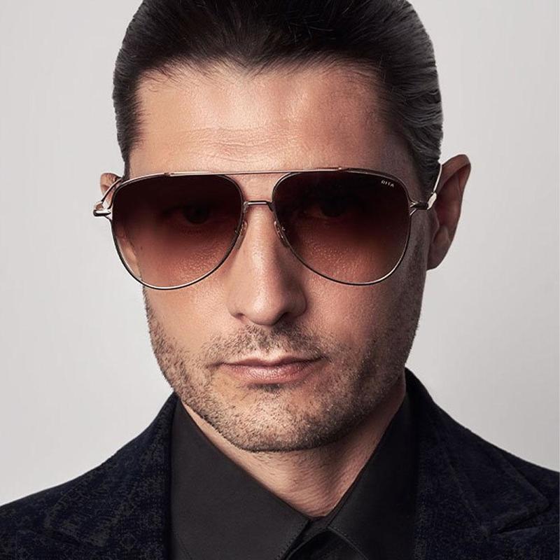 Dita Moddict sunglasses - White Gold-Dark Brown DTS144-A-02  display picture 1