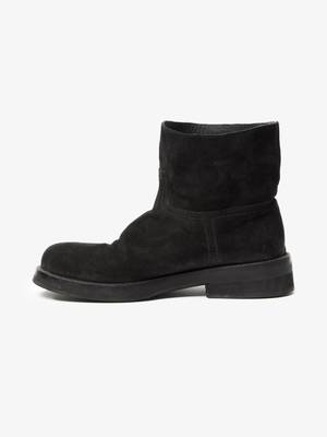 Ann Demeulemeester M Suede High Boots - black | Garmentory