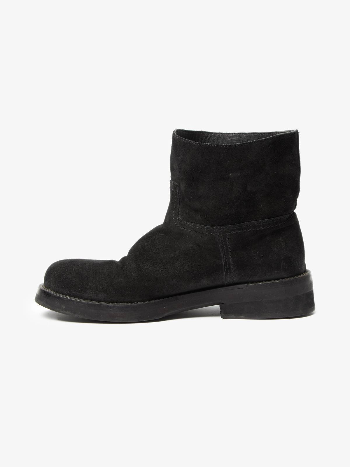 Ann Demeulemeester M Suede High Boots - black | Garmentory