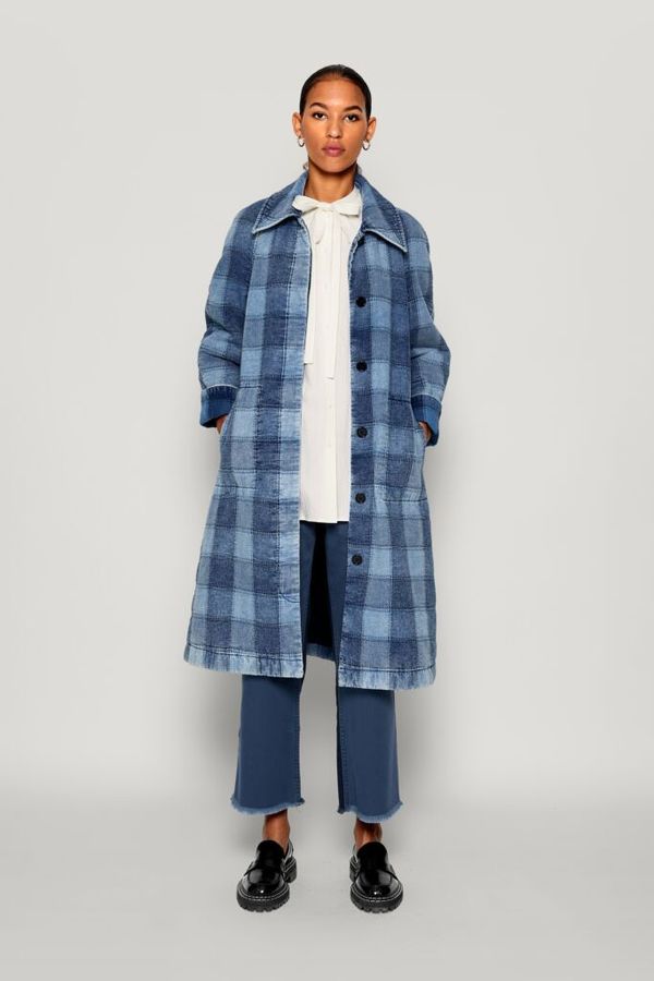 BAUM UND PFERDGARTEN Dezie Coat - Worn Indigo | Garmentory