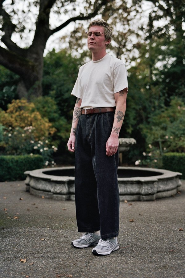 mfpen Bigger Jeans - Raw Black | Garmentory