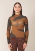 Paloma Wool Mila Top - Dark Brown - Thumbnail 1