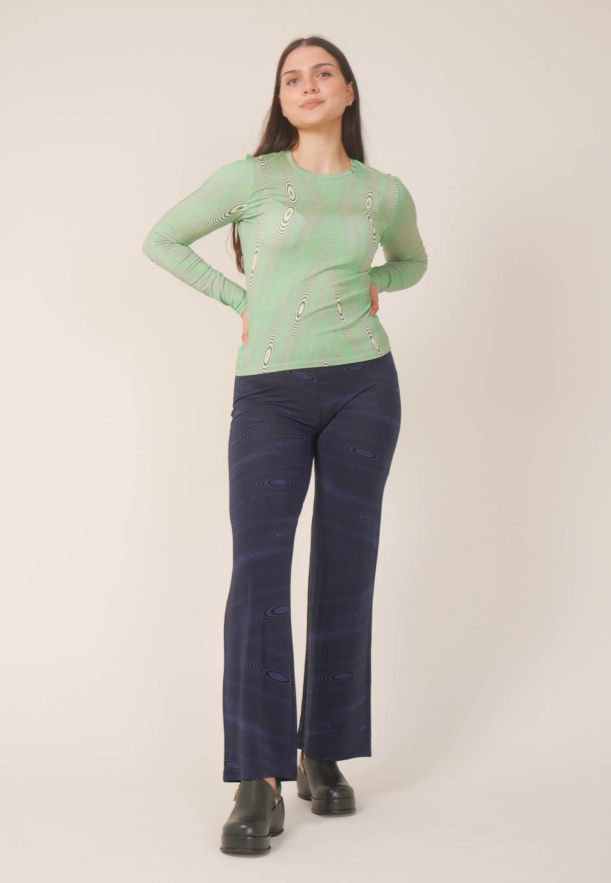 paloma wool トップス カットソー no 991 / Ondas Paloma Wool Ondas Top - Intense Green | Garmentory