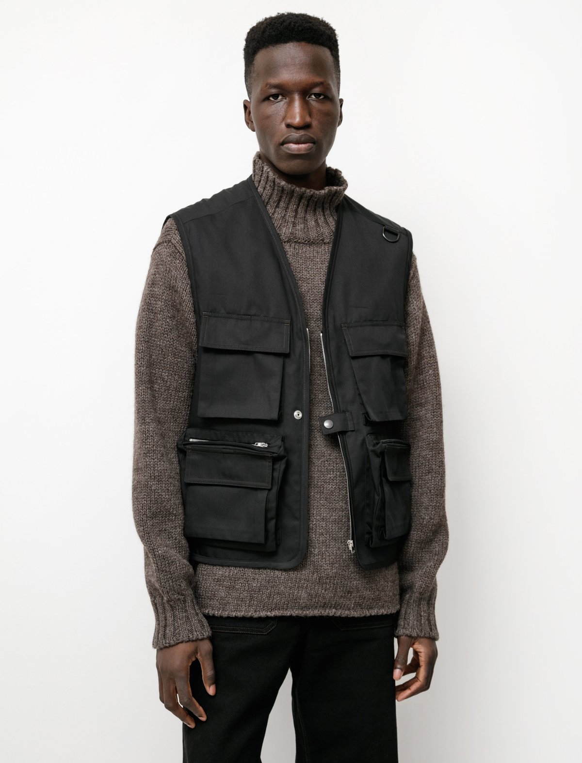 Lemaire Reporter Vest - Black | Garmentory