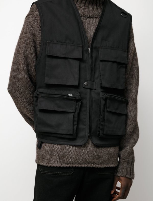 Lemaire Reporter Vest - Black | Garmentory