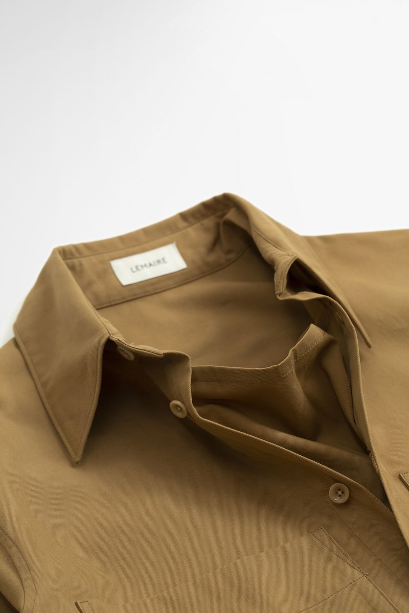 美品　LEMAIRE BLOUSE SHIRT TOP ALMOND MILK 美品 LEMAIRE BLOUSE SHIRT TOP ALMOND MILK