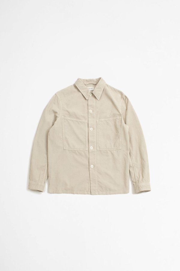 Lemaire Cotton Corduroy Overshirt - Plaster | Garmentory