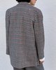Vintage Wool Check Blazer Coat - Thumbnail 6