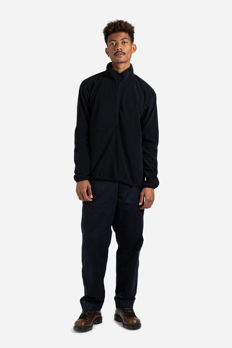 トップス GOLDWIN Micro Fleece Half Zip Micro Fleece Half Zip - Black | Garmentory