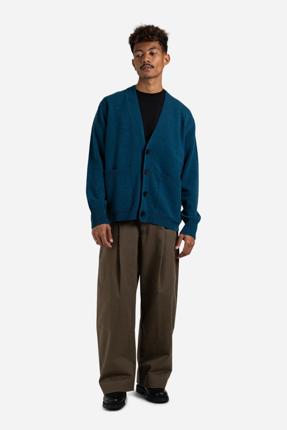 Studio Nicholson Sorte Pant - Army Green | Garmentory