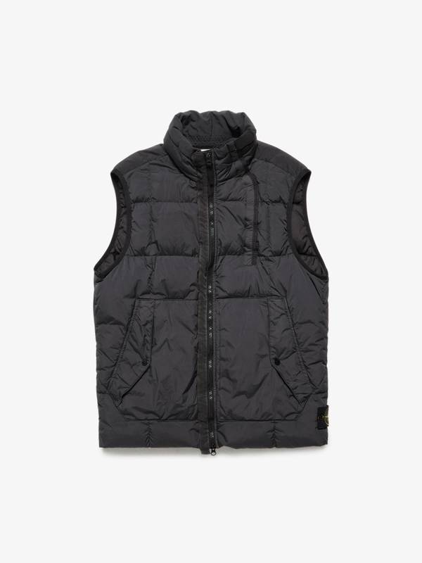 Stone Island M Garment Dyed Crinkle Reps NY Down Vest | Garmentory