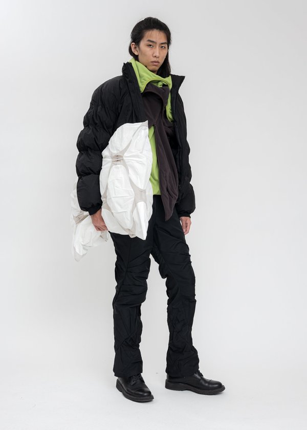 POST ARCHIVE FACTION (PAF) 4.0+ DOWN RIGHT - Black | Garmentory