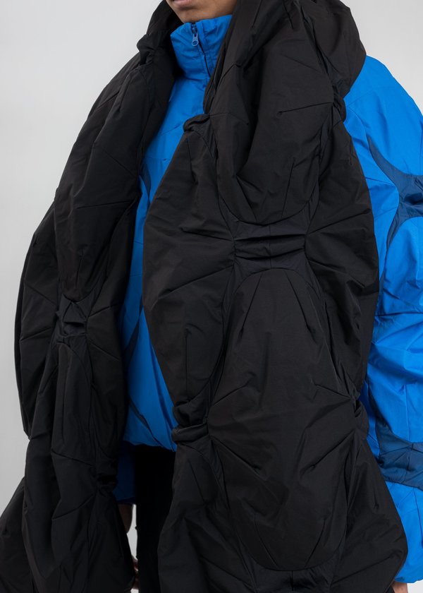 POST ARCHIVE FACTION (PAF) 4.0+ SCARF LEFT - Black | Garmentory