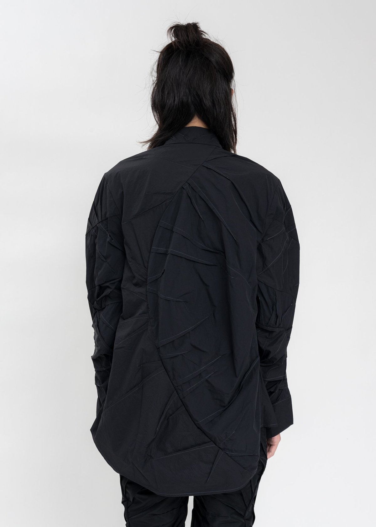 POST ARCHIVE FACTION (PAF) 4.0+ SHIRT LEFT - Black | Garmentory POST ARCHIVE FACTION (PAF) 4.0+ SHIRT LEFT - Black | Garmentory