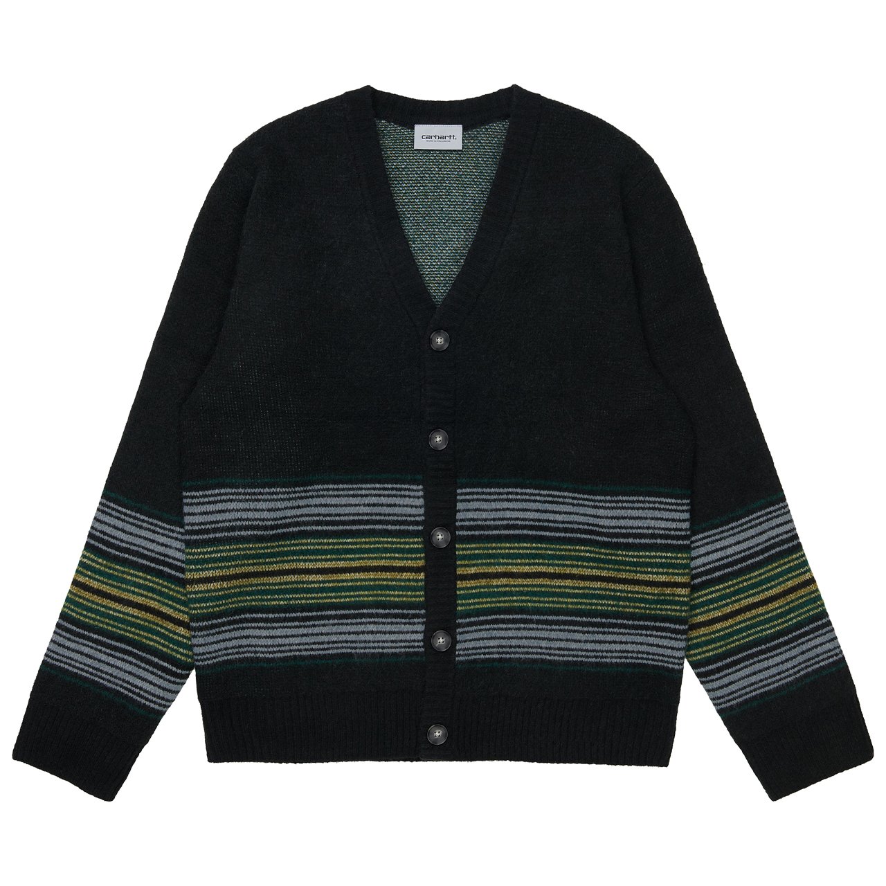 Carhartt WIP DILLON CARDIGAN カーディガン CARHARTT Dillon Cardigan - Dillon Stripe Black | Garmentory