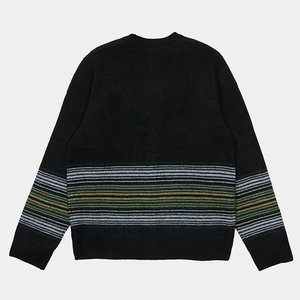 CARHARTT Dillon Cardigan - Dillon Stripe Black | Garmentory