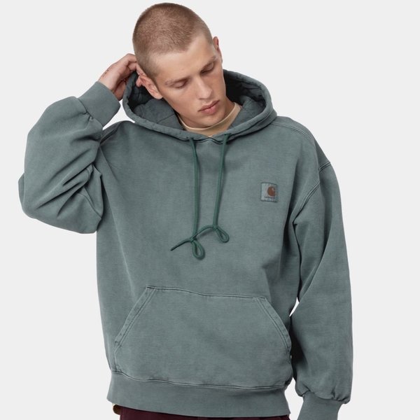 CARHARTT WIP Hooded Vista Sweat - Eucalyptus | Garmentory