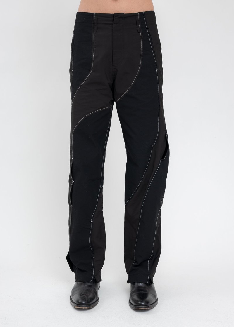 POST ARCHIVE FACTION (PAF) 4.0+ center TROUSERS - Black