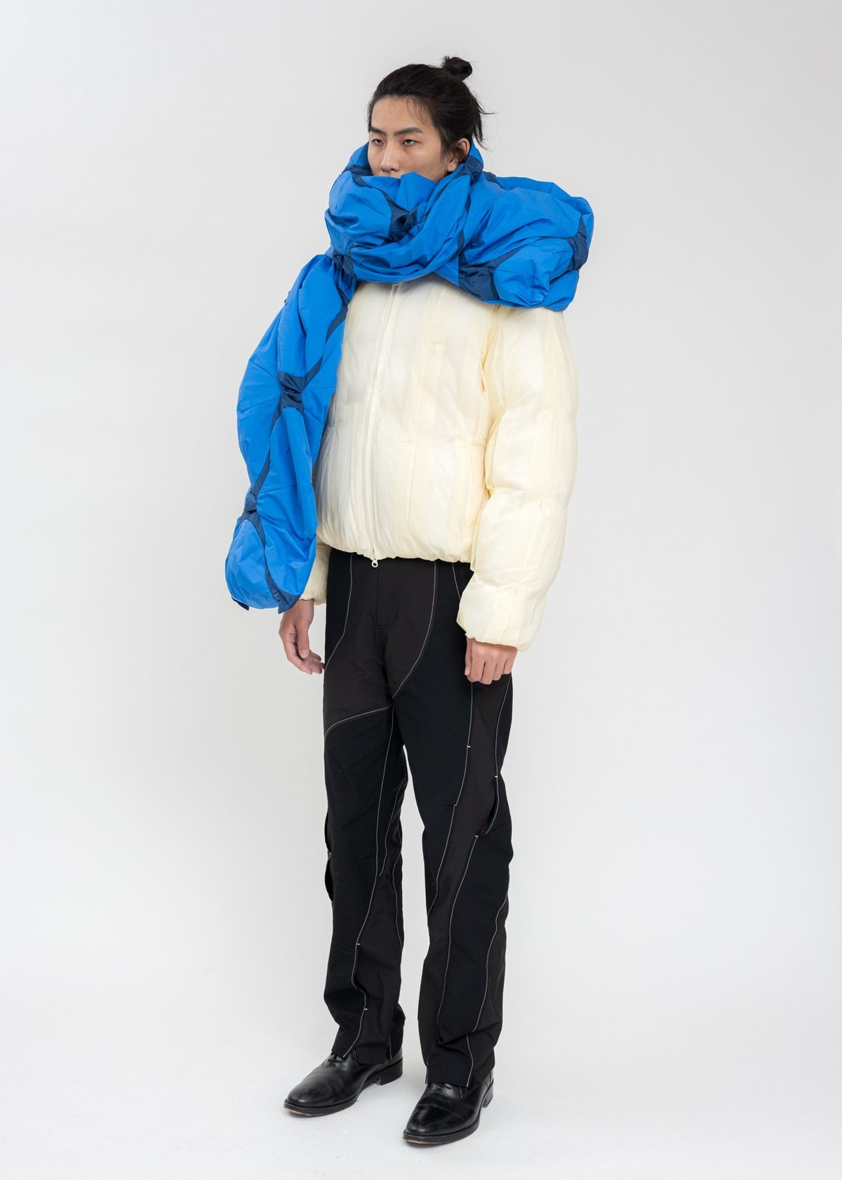 POST ARCHIVE FACTION (PAF) 4.0+ SCARF - Blue | Garmentory