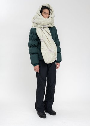 POST ARCHIVE FACTION (PAF) 4.0+ LEFT SCARF - GRAY | Garmentory